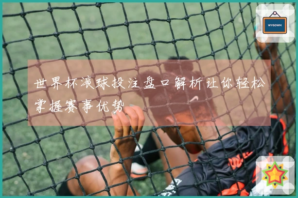 世界杯滚球投注盘口解析让你轻松掌握赛事优势