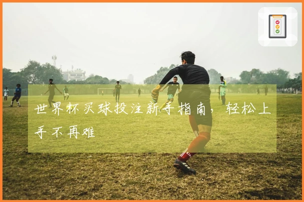 世界杯买球投注新手指南，轻松上手不再难